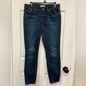 Madewell Indigo Skinny Jeans women size 30. Like new